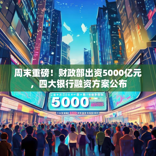 周末重磅！财政部出资5000亿元，四大银行融资方案公布