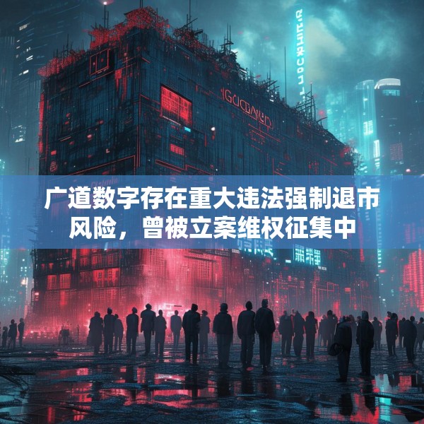 广道数字存在重大违法强制退市风险，曾被立案维权征集中