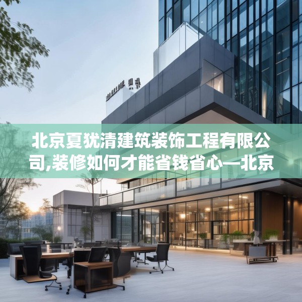 北京夏犹清建筑装饰工程有限公司,装修如何才能省钱省心—北京夏犹清建筑装饰工程有限公司589.a465b466c469fgy.476poiy