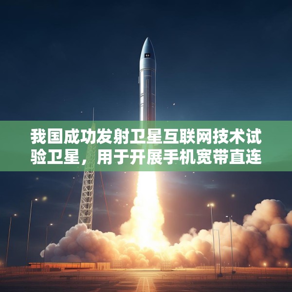我国成功发射卫星互联网技术试验卫星，用于开展手机宽带直连卫星等