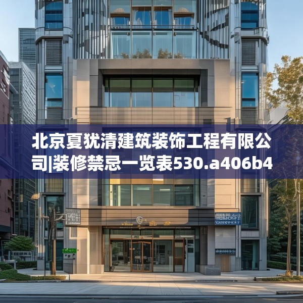 北京夏犹清建筑装饰工程有限公司|装修禁忌一览表530.a406b407c410fgy.417wew