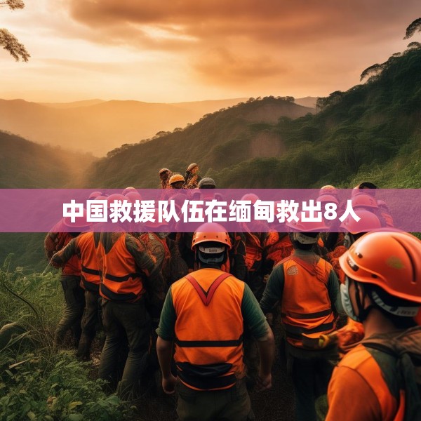 中国救援队伍在缅甸救出8人