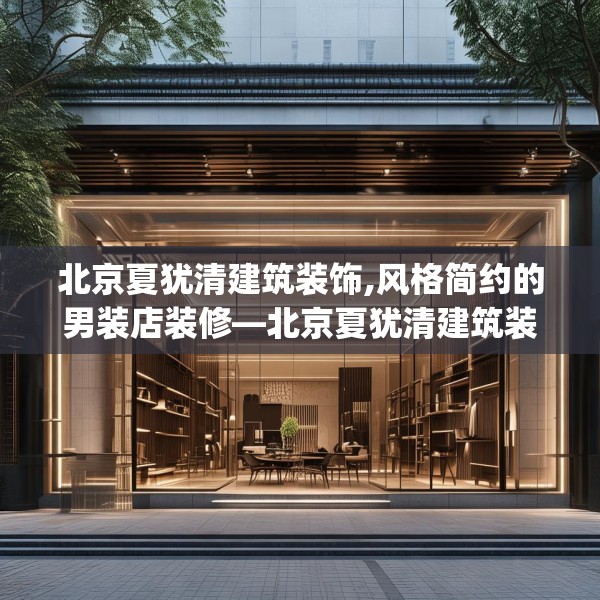 北京夏犹清建筑装饰,风格简约的男装店装修—北京夏犹清建筑装饰449.a325b326c329fgy.336bnbn
