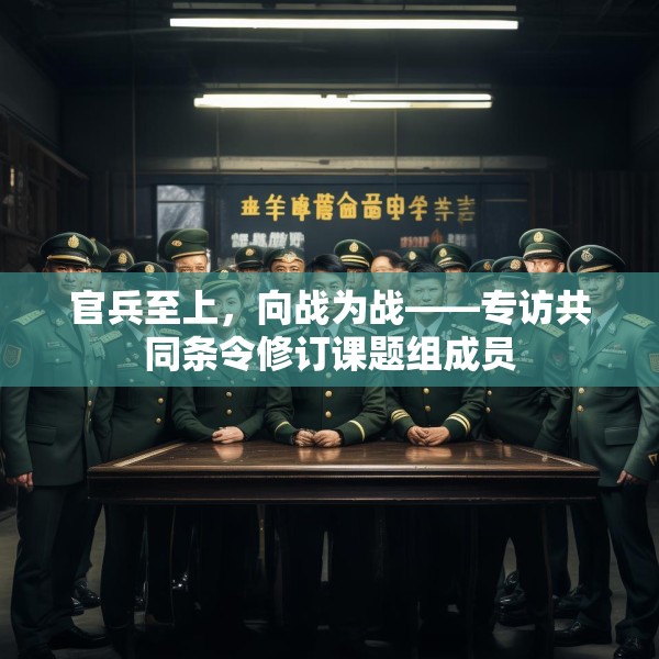 官兵至上，向战为战——专访共同条令修订课题组成员