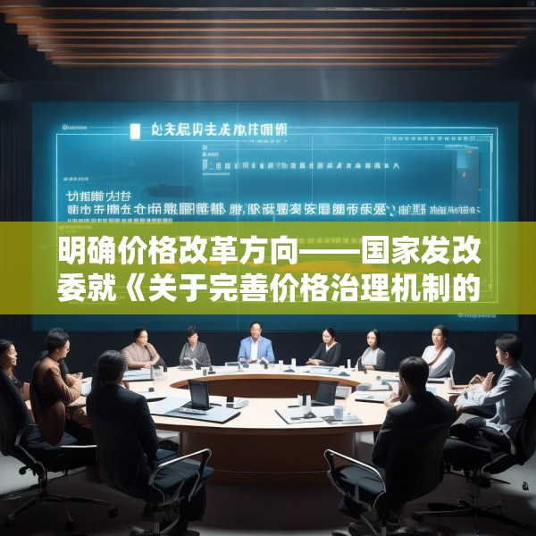 明确价格改革方向——国家发改委就《关于完善价格治理机制的意见》答问
