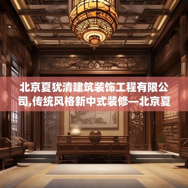 北京夏犹清建筑装饰工程有限公司,传统风格新中式装修—北京夏犹清建筑装饰工程有限公司505.a381b382c385fgy.392jhhj