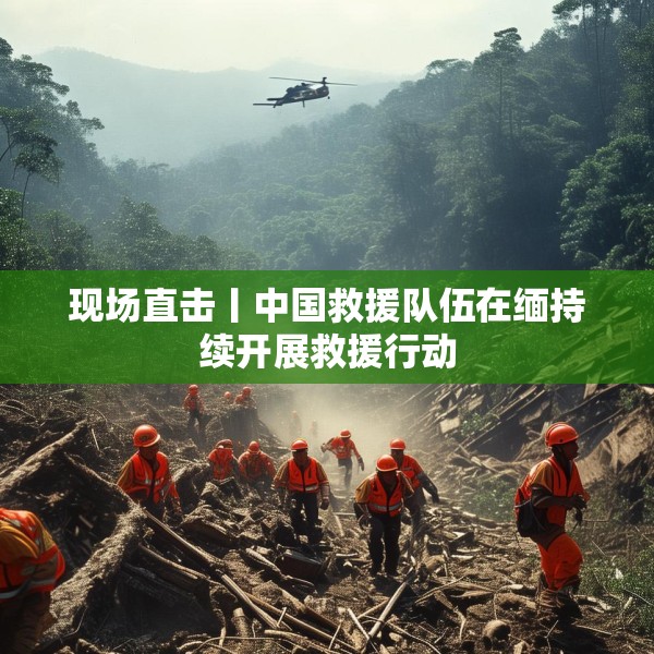 现场直击丨中国救援队伍在缅持续开展救援行动