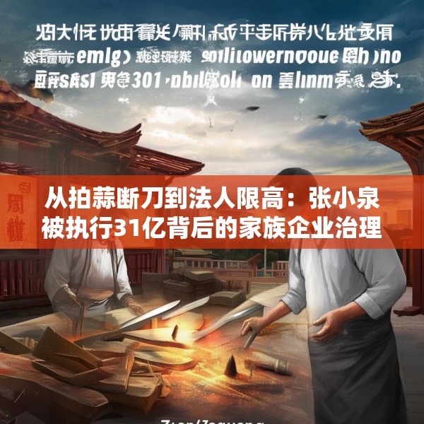从拍蒜断刀到法人限高：张小泉被执行31亿背后的家族企业治理黑洞