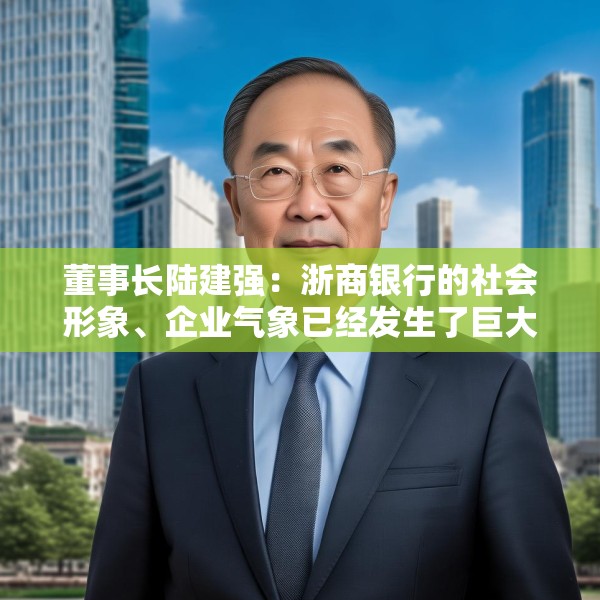 董事长陆建强：浙商银行的社会形象、企业气象已经发生了巨大的变化