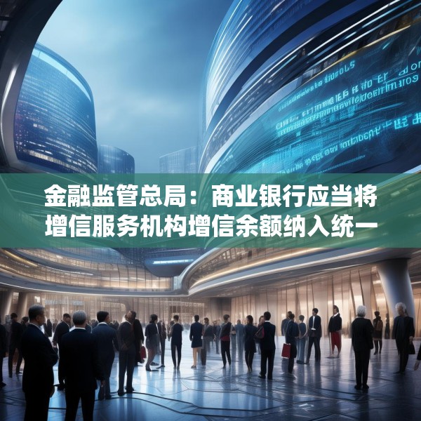 金融监管总局：商业银行应当将增信服务机构增信余额纳入统一授信管理