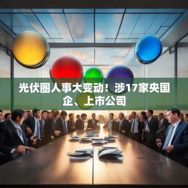 光伏圈人事大变动！涉17家央国企、上市公司