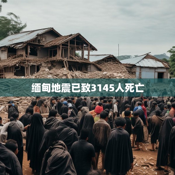 缅甸地震已致3145人死亡