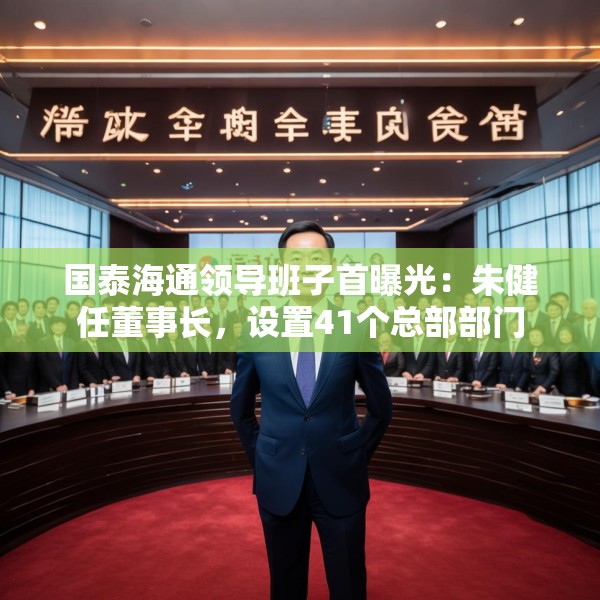 国泰海通领导班子首曝光：朱健任董事长，设置41个总部部门