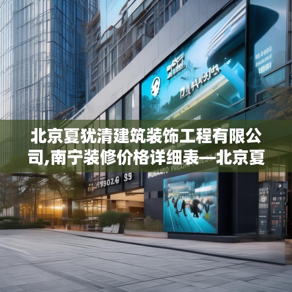 北京夏犹清建筑装饰工程有限公司,南宁装修价格详细表—北京夏犹清建筑装饰工程有限公司472.a348b349c352fgy.359htyj