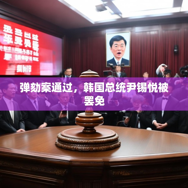 弹劾案通过，韩国总统尹锡悦被罢免