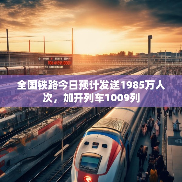 全国铁路今日预计发送1985万人次，加开列车1009列