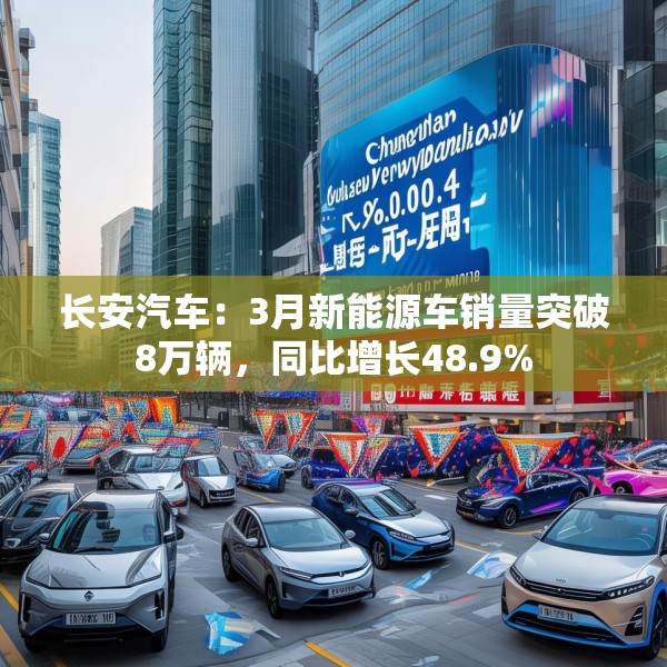 长安汽车：3月新能源车销量突破8万辆，同比增长48.9%