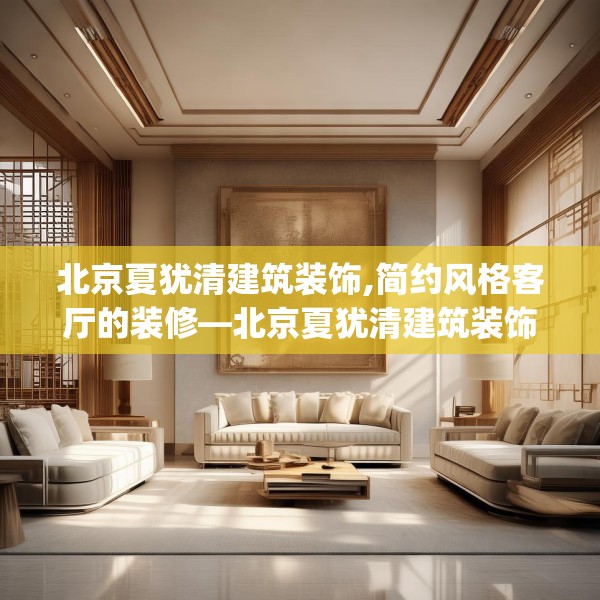 北京夏犹清建筑装饰,简约风格客厅的装修—北京夏犹清建筑装饰528.a404b405c408fgy.415dsfds
