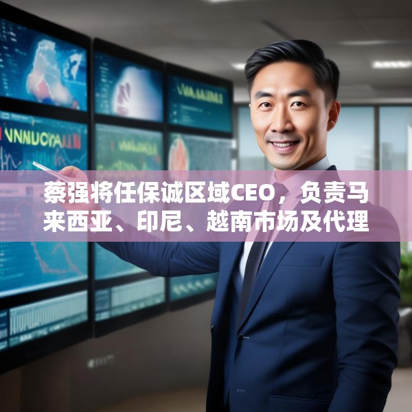 蔡强将任保诚区域CEO，负责马来西亚、印尼、越南市场及代理人渠道