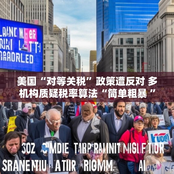 美国“对等关税”政策遭反对 多机构质疑税率算法“简单粗暴 ”