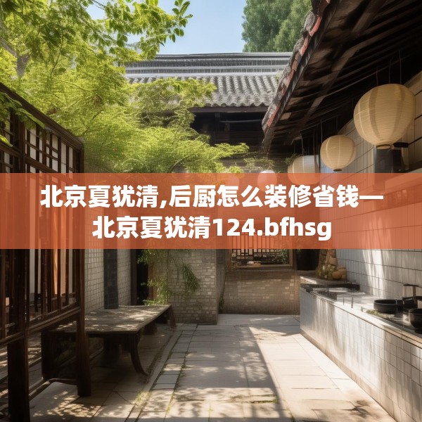 北京夏犹清,后厨怎么装修省钱—北京夏犹清124.bfhsg