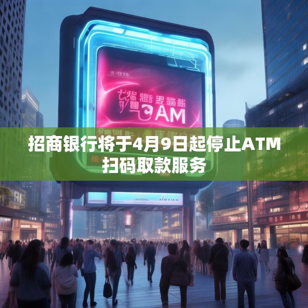 招商银行将于4月9日起停止ATM扫码取款服务