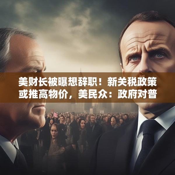 美财长被曝想辞职！新关税政策或推高物价，美民众：政府对普通人视而不见！法总理：美国将首先成为受害者