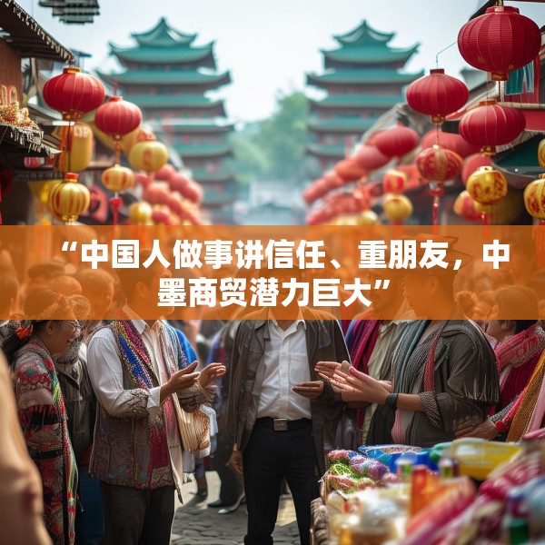 “中国人做事讲信任、重朋友，中墨商贸潜力巨大”