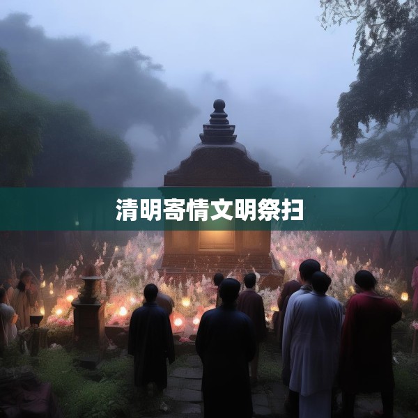 清明寄情文明祭扫