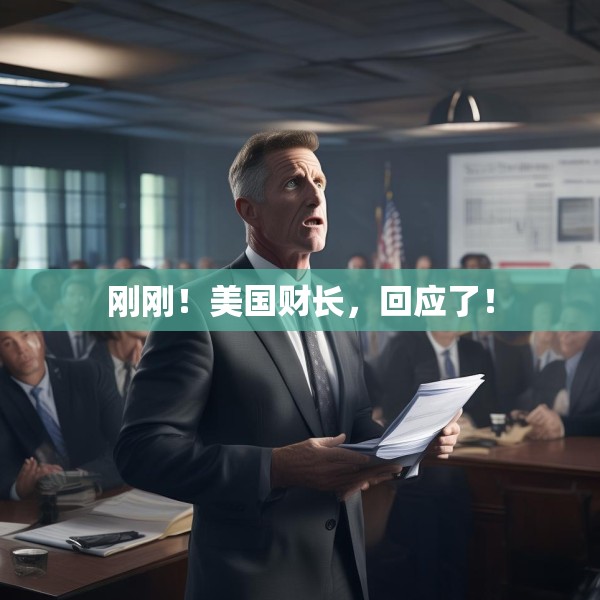 刚刚！美国财长，回应了！