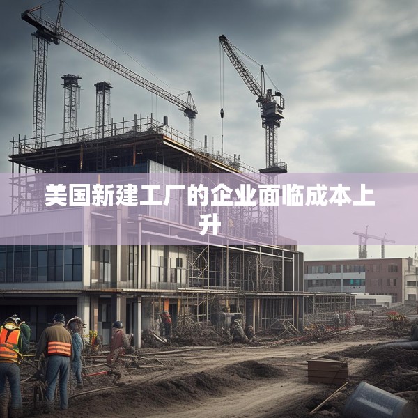 美国新建工厂的企业面临成本上升
