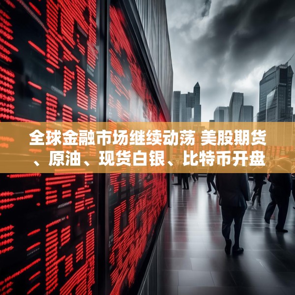 全球金融市场继续动荡 美股期货、原油、现货白银、比特币开盘继续暴跌