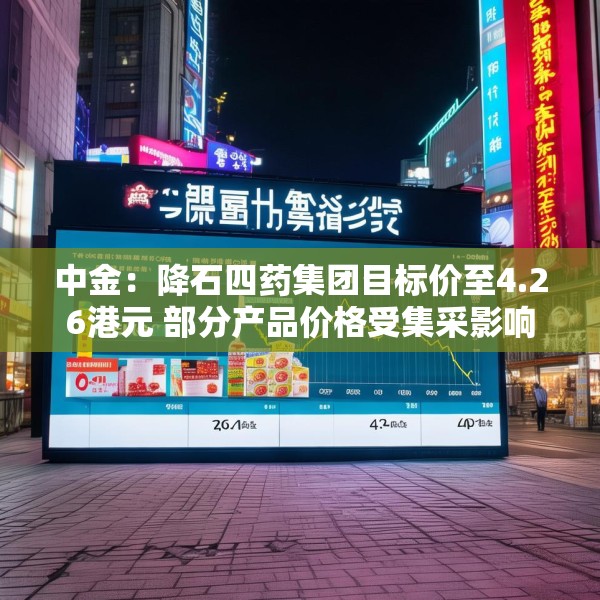 中金：降石四药集团目标价至4.26港元 部分产品价格受集采影响