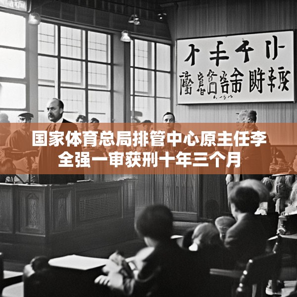 国家体育总局排管中心原主任李全强一审获刑十年三个月