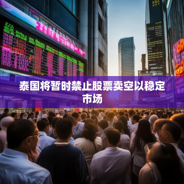 泰国将暂时禁止股票卖空以稳定市场