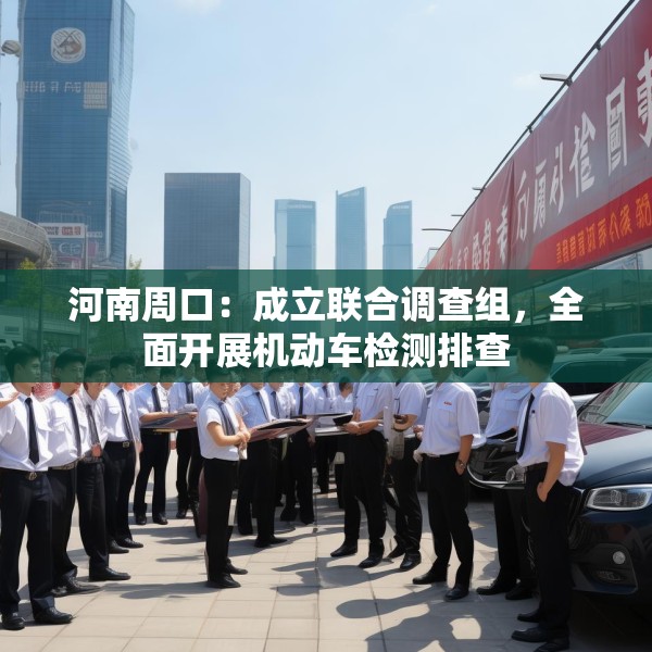 河南周口：成立联合调查组，全面开展机动车检测排查