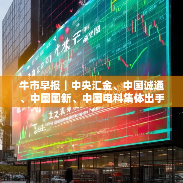 牛市早报｜中央汇金、中国诚通、中国国新、中国电科集体出手增持