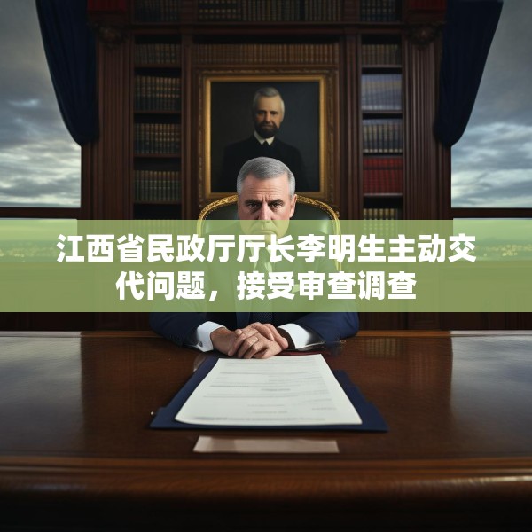 江西省民政厅厅长李明生主动交代问题，接受审查调查