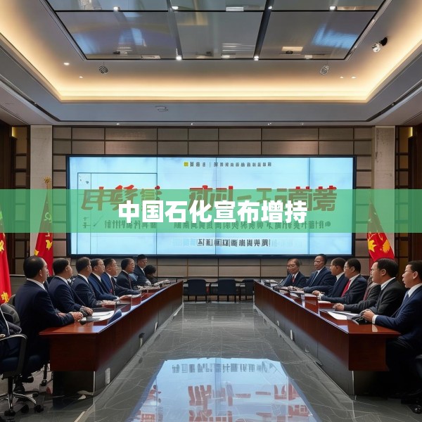 中国石化宣布增持