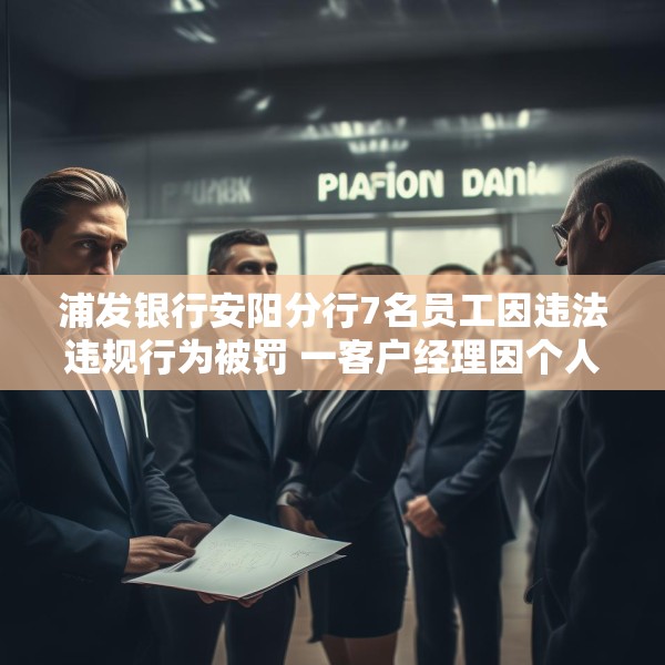浦发银行安阳分行7名员工因违法违规行为被罚 一客户经理因个人消费贷款管理不到位被禁业5年