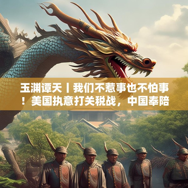 玉渊谭天丨我们不惹事也不怕事！美国执意打关税战，中国奉陪到底