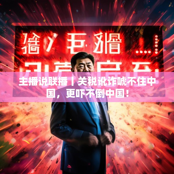 主播说联播丨关税讹诈唬不住中国，更吓不倒中国！