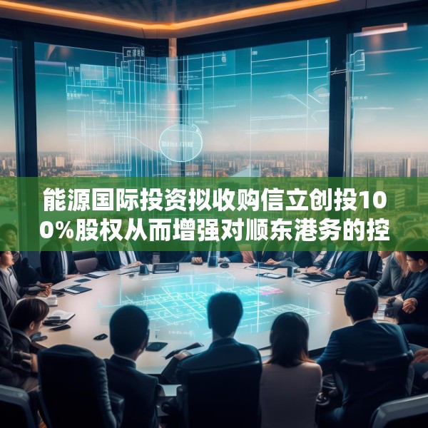 能源国际投资拟收购信立创投100%股权从而增强对顺东港务的控制权