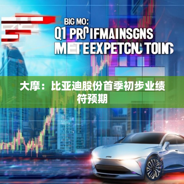 大摩：比亚迪股份首季初步业绩符预期