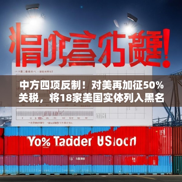 中方四项反制！对美再加征50%关税，将18家美国实体列入黑名单