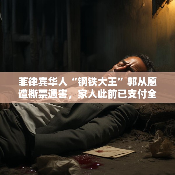 菲律宾华人“钢铁大王”郭从愿遭撕票遇害，家人此前已支付全部赎金