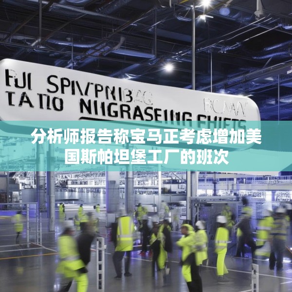 分析师报告称宝马正考虑增加美国斯帕坦堡工厂的班次
