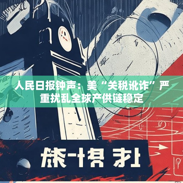 人民日报钟声：美“关税讹诈”严重扰乱全球产供链稳定
