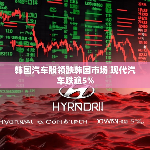 韩国汽车股领跌韩国市场 现代汽车跌逾5%