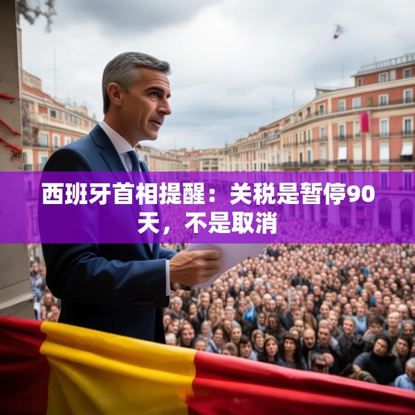 西班牙首相提醒：关税是暂停90天，不是取消